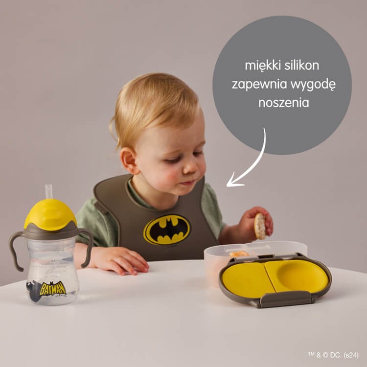 Śliniak z otwartą kieszonką Batman / b.box