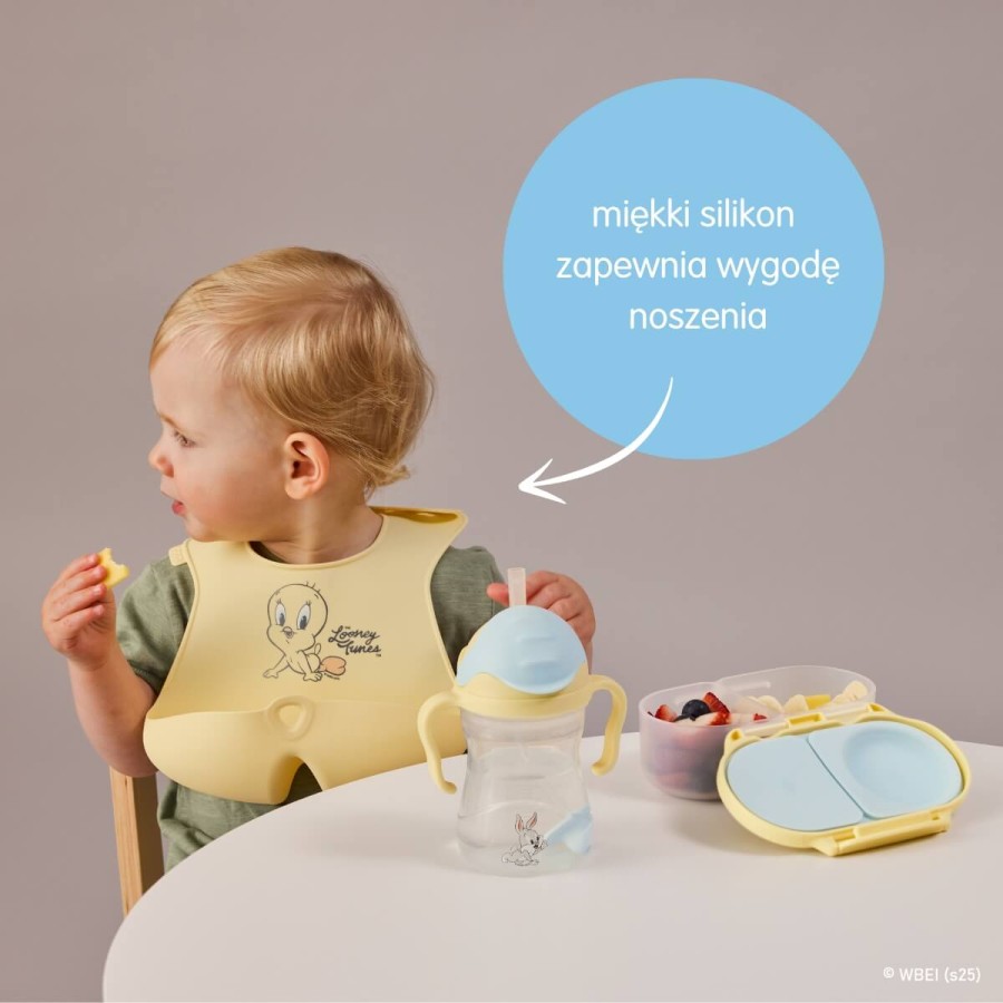 Śliniak z otwartą kieszonką Looney Tunes / b.box