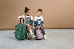 Plecak - walizka na kółkach 2w1 Little Gang, dark green / Lassig 