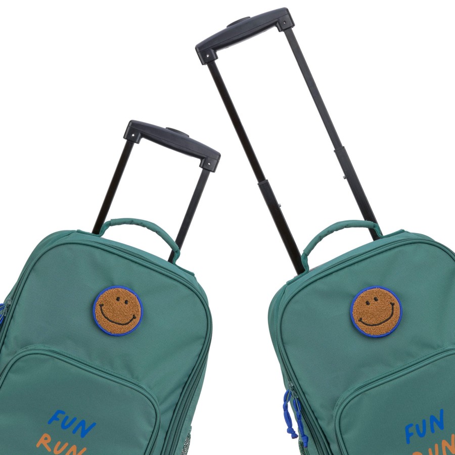 Plecak - walizka na kółkach 2w1 Little Gang, dark green / Lassig 