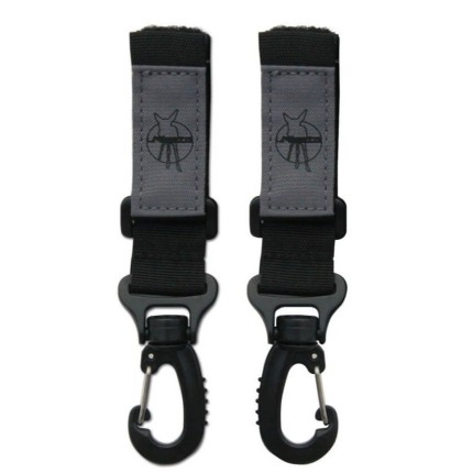 Uniwersalne zaczepy do torby do wózka 2 szt. / Lassig