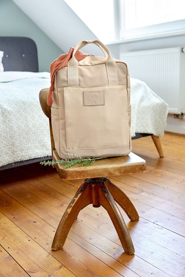 Plecak dla mam kwadratowy z akcesoriami Vividal Backpack humus / Lassig