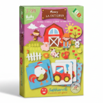 Magiczny Piasek do Kolorowania, Smart Kit Memory, Farma, 3l+ / Sabbiarelli