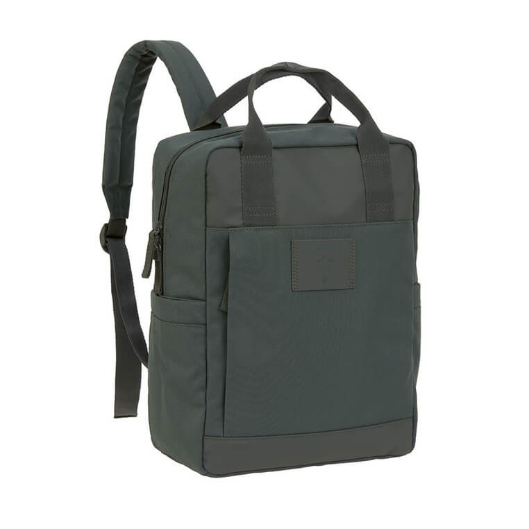 Plecak dla mam kwadratowy z akcesoriami Vividal Backpack dark olive / Lassig
