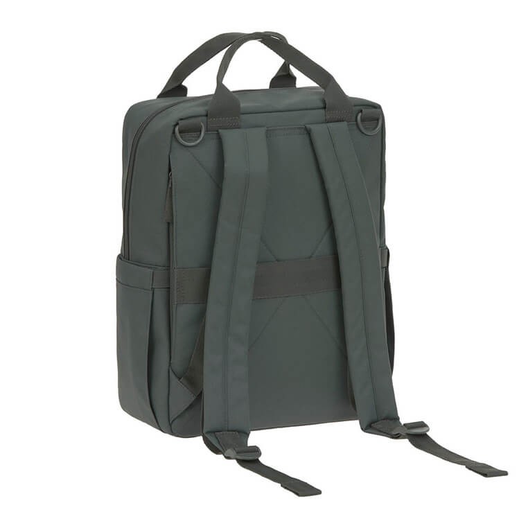 Plecak dla mam kwadratowy z akcesoriami Vividal Backpack dark olive / Lassig