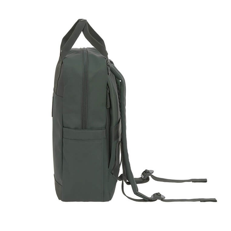 Plecak dla mam kwadratowy z akcesoriami Vividal Backpack dark olive / Lassig