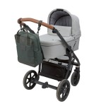 Plecak dla mam kwadratowy z akcesoriami Vividal Backpack dark olive / Lassig