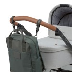 Plecak dla mam kwadratowy z akcesoriami Vividal Backpack dark olive / Lassig