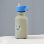 Bidon ze stali nierdzewnej z ustnikiem i uchwytem 500 ml Sunny Explorer green & blue / Lassig