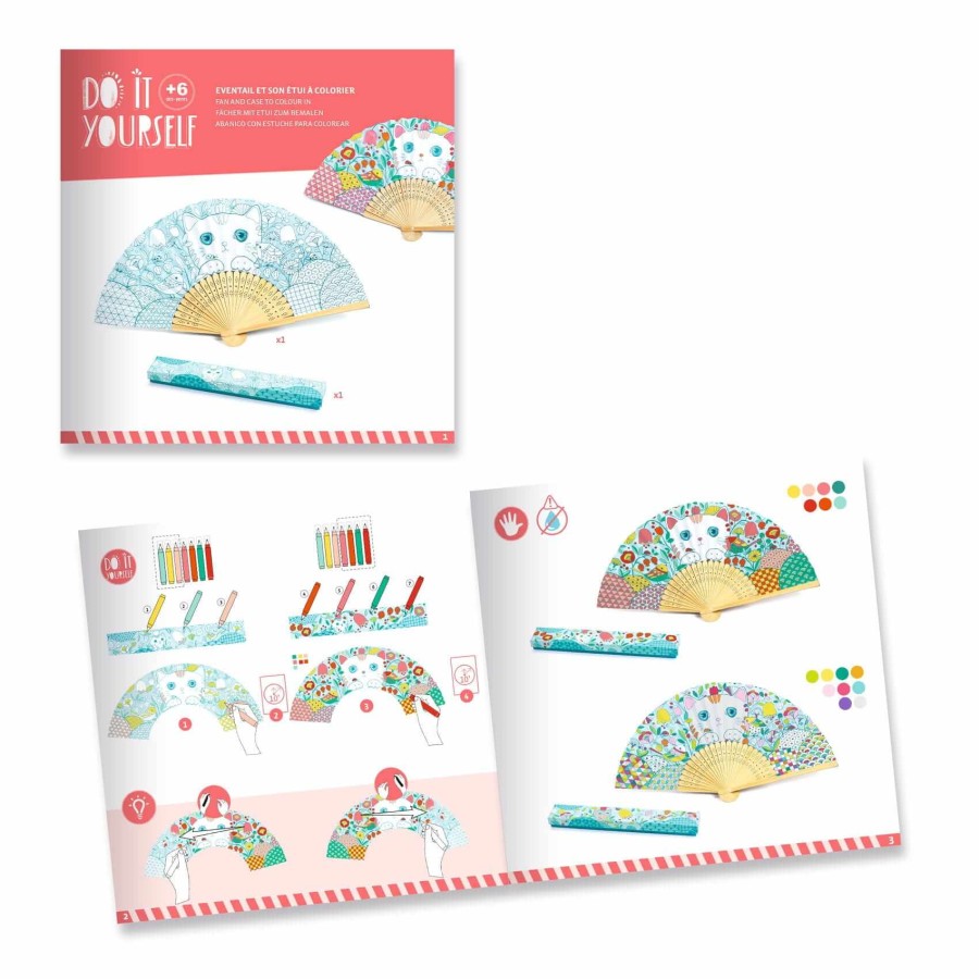 Zrób to sam -  wachlarz "KOTEK" / Djeco