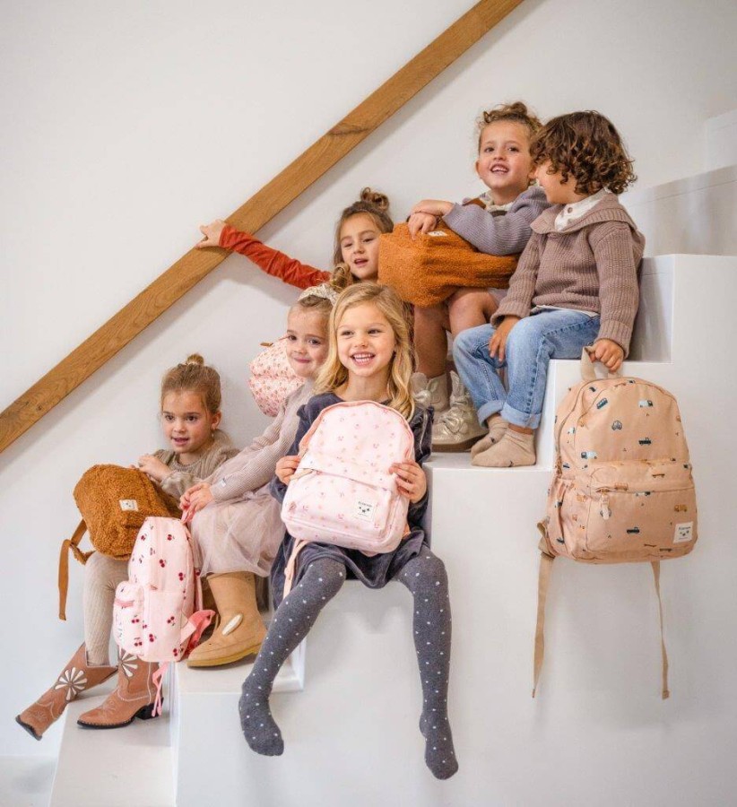 Plecak dla dzieci L Sweet Cars brown / KIDZROOM