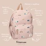 Plecak dla dzieci L Sweet Cars brown / KIDZROOM