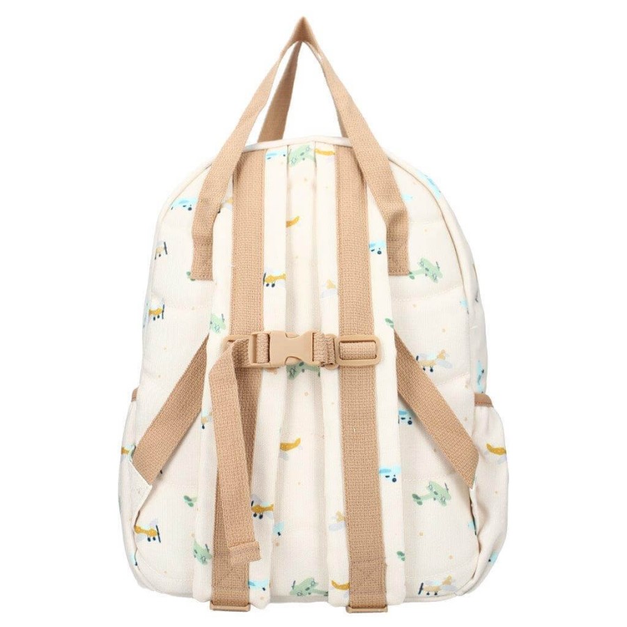 Plecak dla dzieci L Small Aeroplane Beige / KIDZROOM