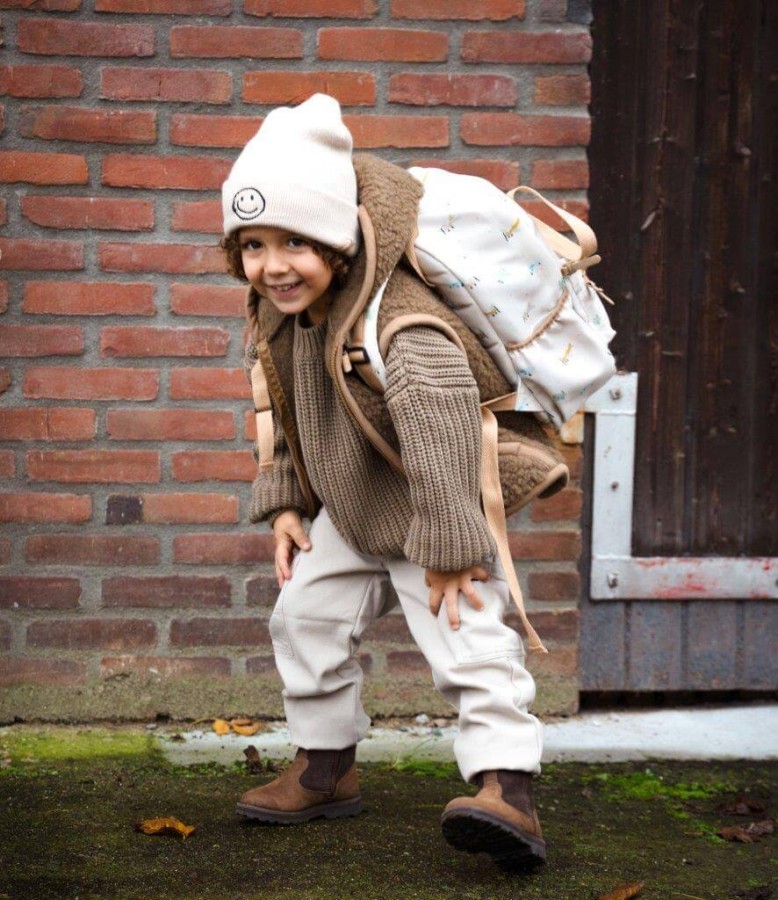 Plecak dla dzieci L Small Aeroplane Beige / KIDZROOM