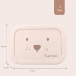 Lunchbox pojemnik silikonowy Beary Excited / KIDZROOM