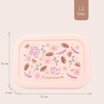 Lunchbox pojemnik silikonowy Memories Flower / KIDZROOM