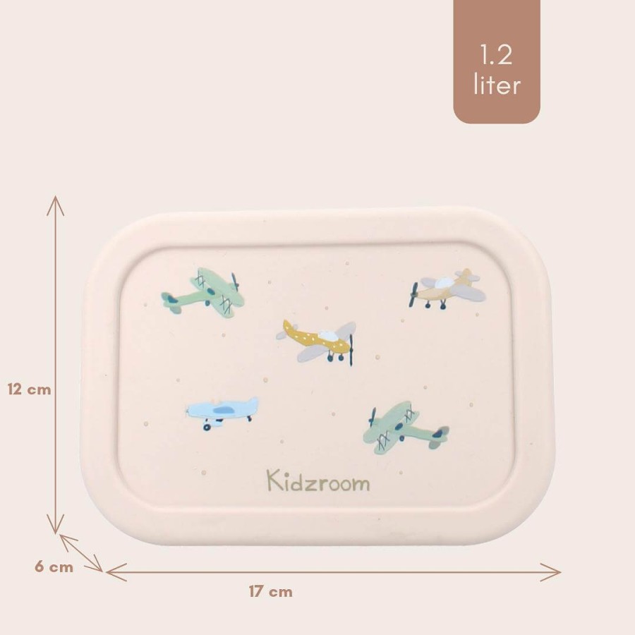 Lunchbox pojemnik silikonowy Small Aeroplane / KIDZROOM