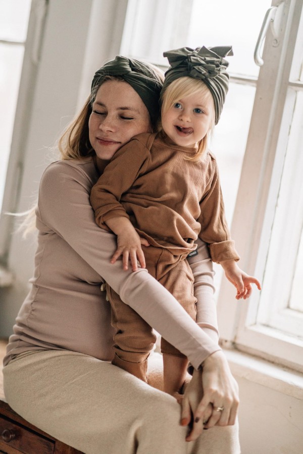 Turban Organic Khaki / różne rozmiary / Looks by LUKS