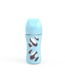 Butelka antykolkowa szklana 260 ml - niebieska / Twistshake