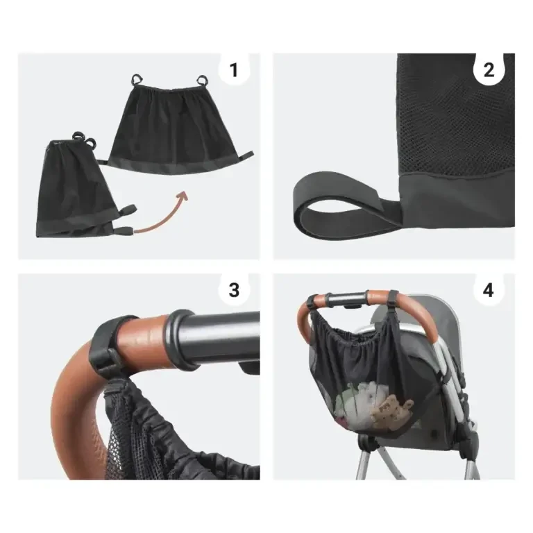 Siatkowy uniwersalny organizer do wózka – torba do przechowywania XL / SIPO