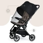 Moskitiera i osłona przeciwsłoneczna 2w1 do wózka, gondoli, nosidła / SIPO