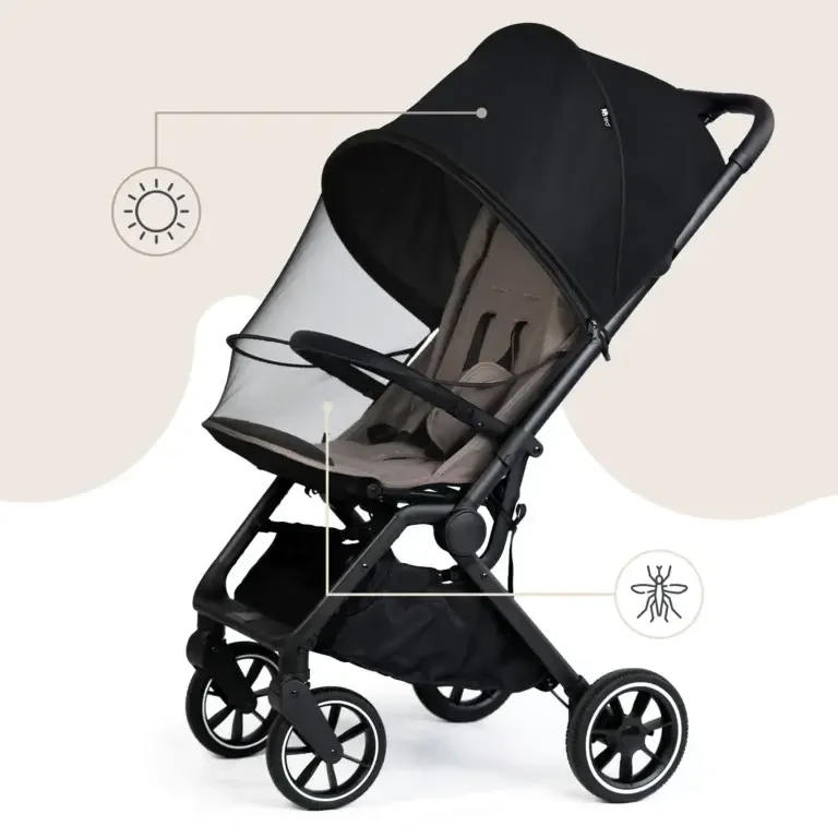 Moskitiera i osłona przeciwsłoneczna 2w1 do wózka, gondoli, nosidła / SIPO