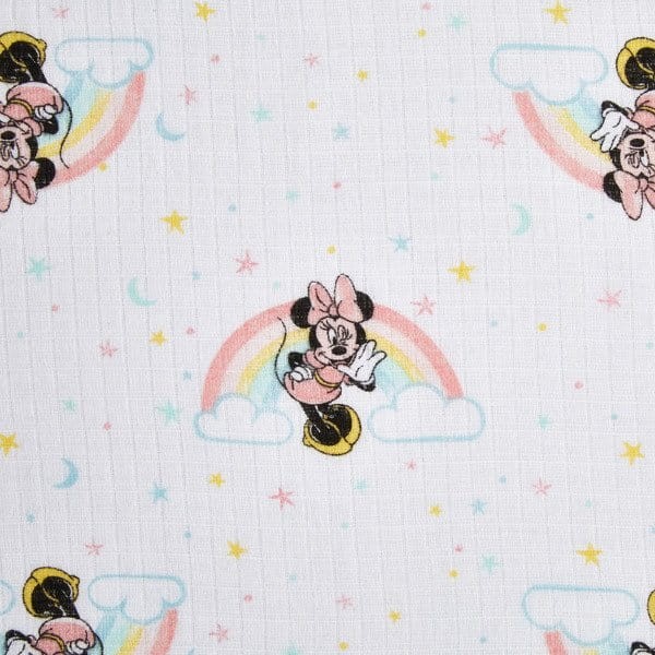 ESSENTIALS otulacz muślinowy 112cm x 112cm Minnie Rainbows / aden+anais
