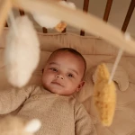 Drewniana karuzela do łóżeczka Newborn Naturals FSC / Little Dutch