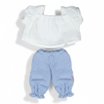 Spodnie i bluzka na ciepłą pogodę 38 cm / Miniland