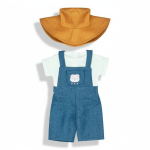 Strój farmera dla lalki Miniland 38cm / Miniland