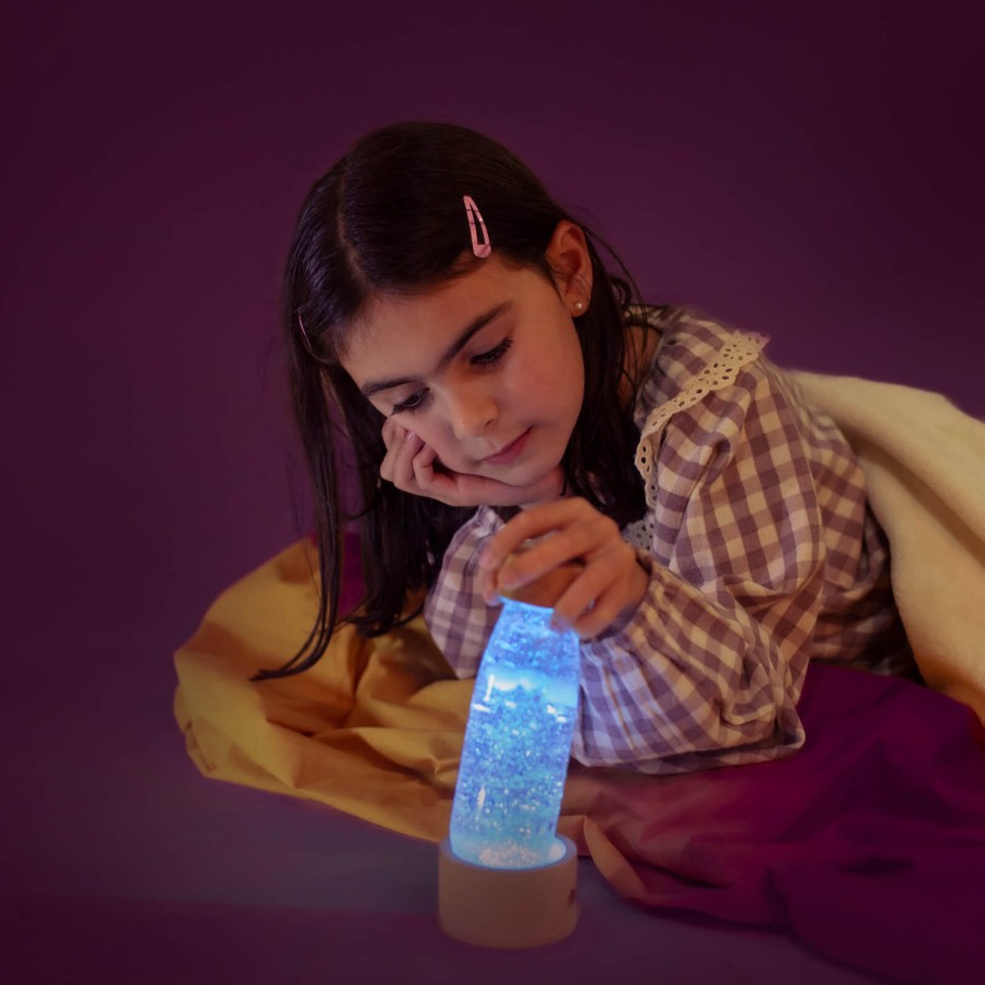 Lampka sensoryczna LED Magic Light Base – podświetlenie do butelek sensorycznych / Petit Boum