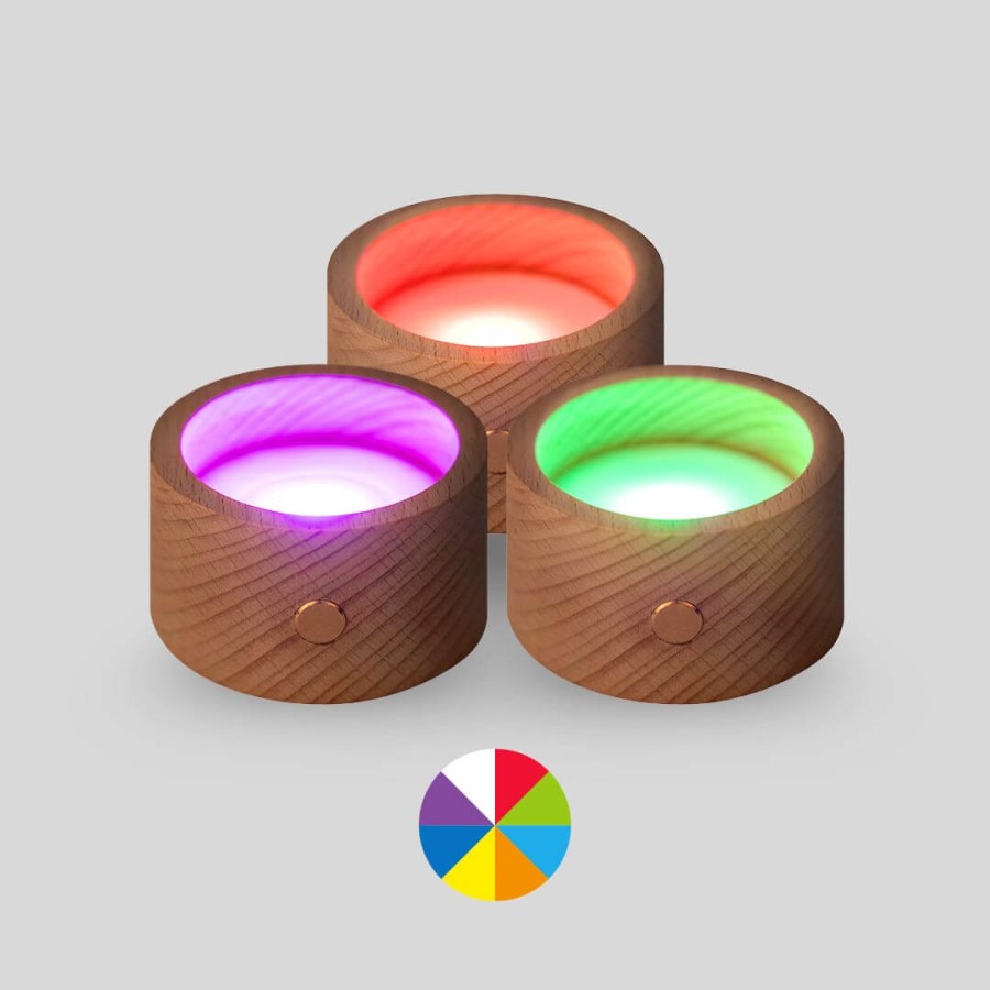 Lampka sensoryczna LED Magic Light Base – podświetlenie do butelek sensorycznych / Petit Boum