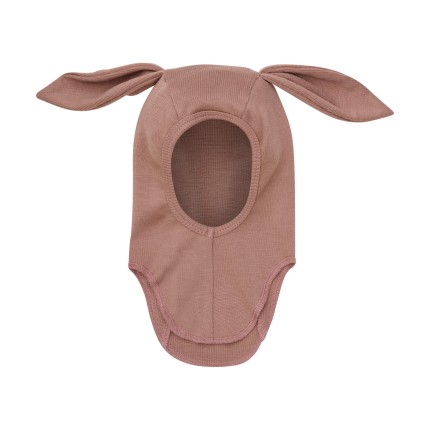 Kominiarka z uszkami królika w prążek - Burlwood / HUTTEliHUT