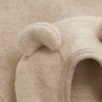 Kurtka 100% wełny merino - Camel Melange / HUTTEliHUT