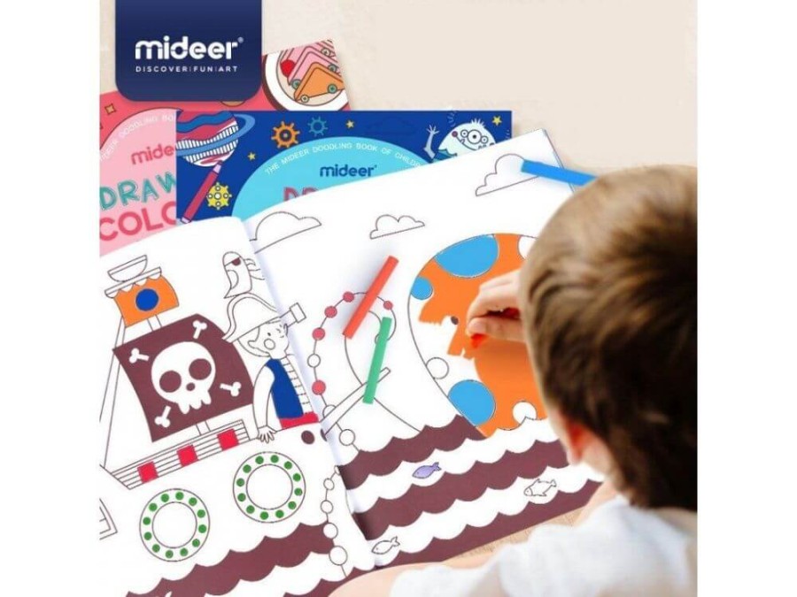 Kolorowanka dla dzieci - Niebieska / Mideer