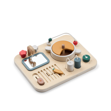 Drewniana tablica sensoryczna Magnus - sandy multi mix / Liewood