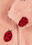 Kurtka pluszowa Jody - ladybug pink / Konges slojd