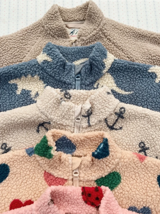 Kurtka pluszowa Jody - dino mist / Konges slojd