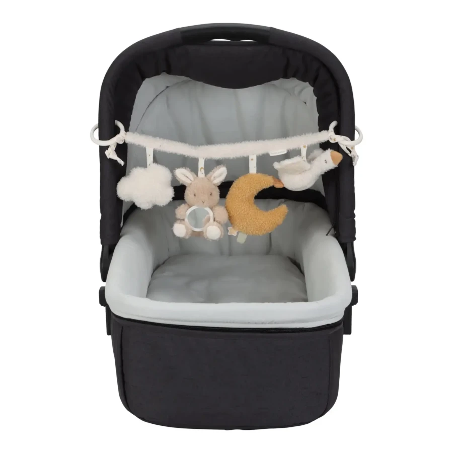 Zawieszka interaktywna do wózka, fotelika Newborn Naturals / Little Dutch