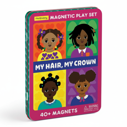 Magnetyczne postacie Moje włosy, moja korona 4+ / Mudpuppy