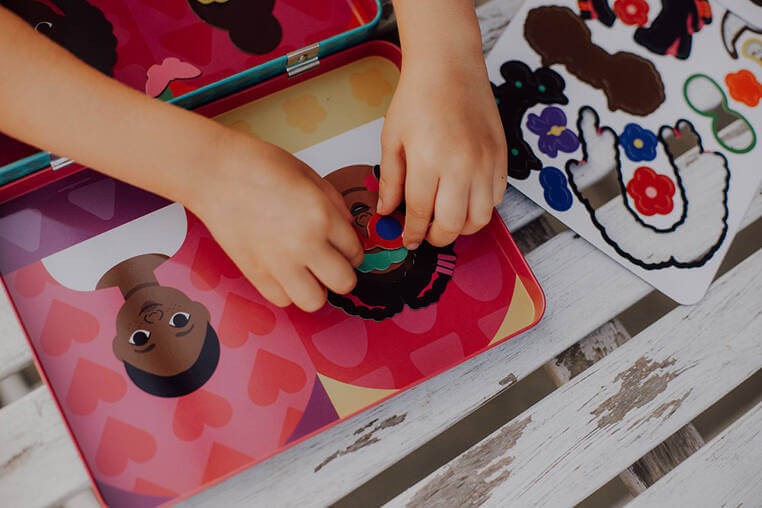 Magnetyczne postacie Moje włosy, moja korona 4+ / Mudpuppy