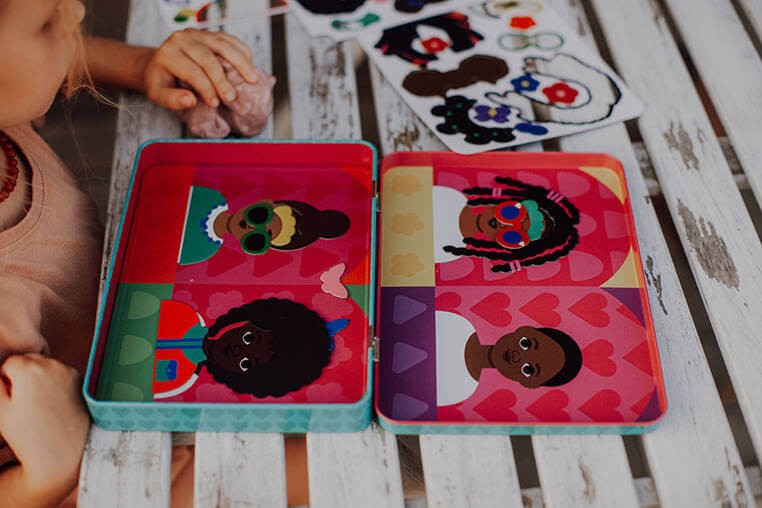 Magnetyczne postacie Moje włosy, moja korona 4+ / Mudpuppy