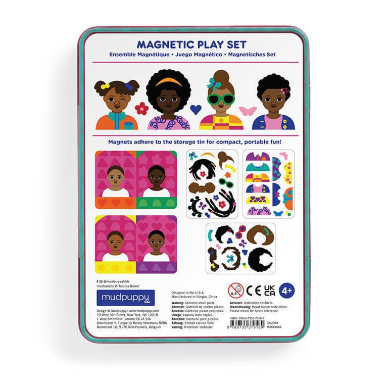 Magnetyczne postacie Moje włosy, moja korona 4+ / Mudpuppy