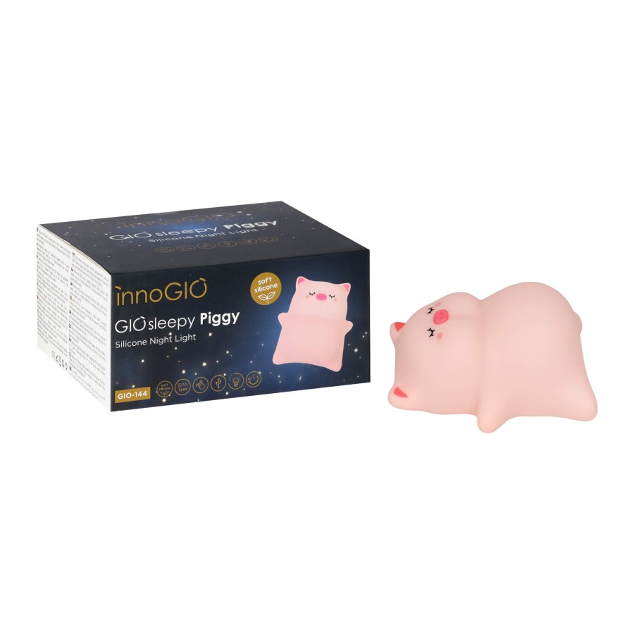 Silikonowa Lampka nocna GIOsleepy Piggy / innoGIO