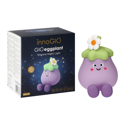 Silikonowa Lampka nocna GIO Eggplant / innoGIO