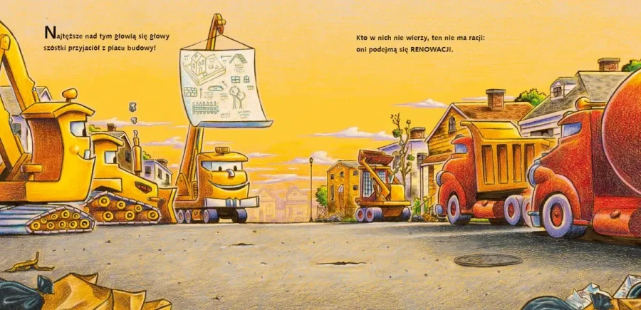 Kłopot śmieciowy na placu budowy / Wydawnictwo Nasza Księgarnia