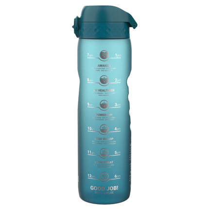 Butelka ION8 BPA Free 1l Gradient Deep Teal, Sonic Blue Motivator / ION8®