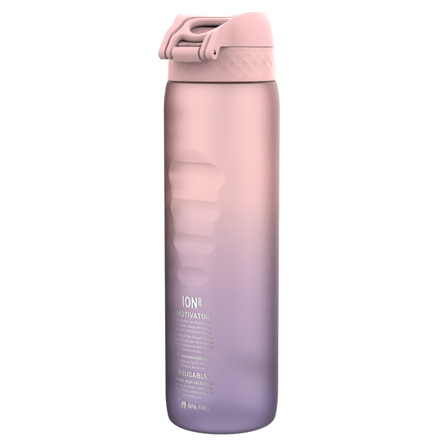 Butelka ION8 BPA Free 1l Gradient Periwinkle, Rose Quartz Motivator / ION8®