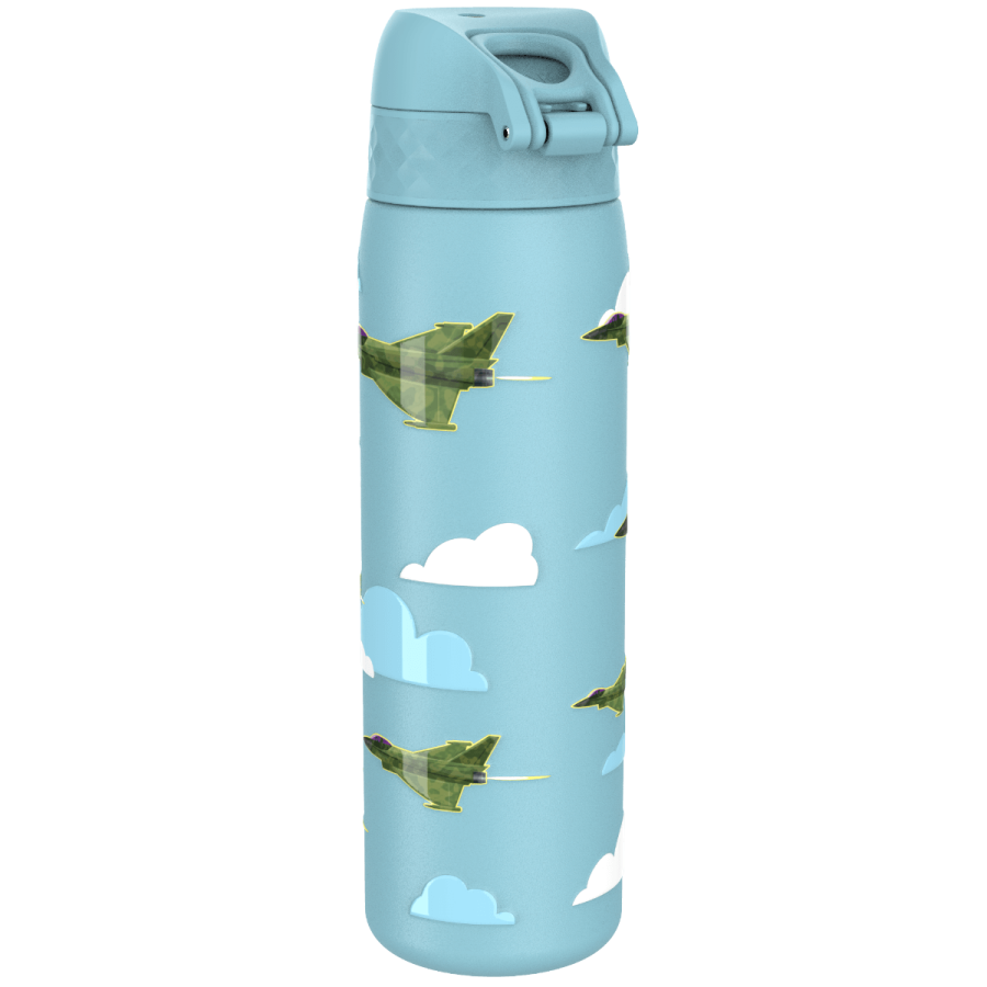 Stalowa butelka Single Wall - Fighter Jets, 600ml / ION8® 