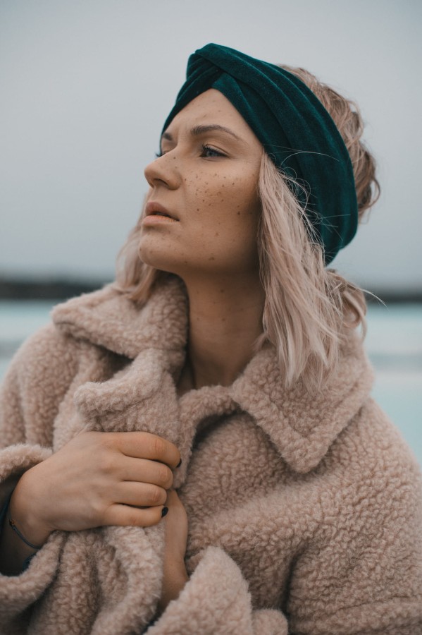 Turband Velvet Bottle Green / Looks by LUKS